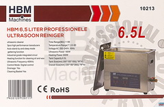 HBM 6,5 Literes Professzionális Ultrahangos Tisztító 8